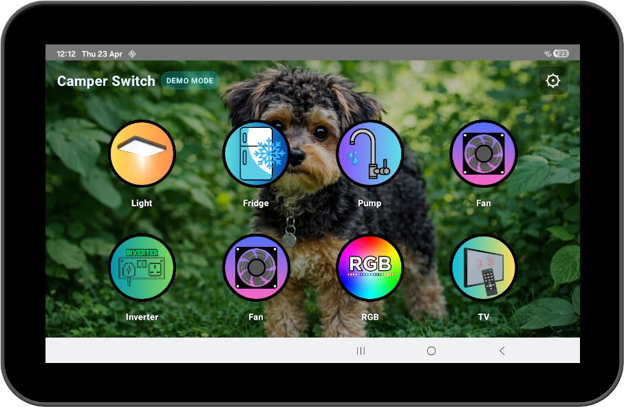CamperSwitch — Control Your Campervan Electrics With a Touch